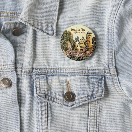 Douglas Scottish Clan's Douglas Castle Button (In situ)