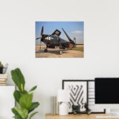 Douglas, Skyraider, 1949_Classic Aviation Poster (Thuiskantoor)