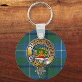 Douglas Tartan & Badge Sleutelhanger (Voorkant)