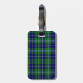 Douglas Tartan Bagagelabel (Achterkant verticaal)