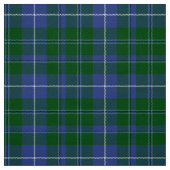 Douglas Tartan Bleu Vert et Noir Tissu Plaid (Échantillon)