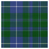 Douglas Tartan Bleu Vert et Noir Tissu Plaid (Fermer)
