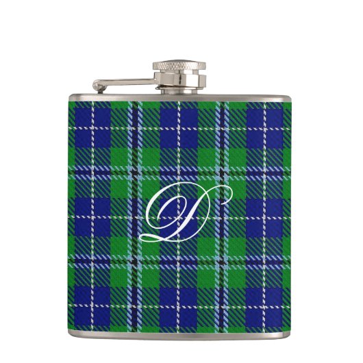 Douglas Tartan Flask Heupfles (Voorkant)