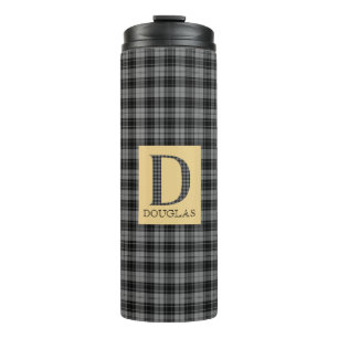 Douglas Tartan Monogram D Thermosbeker
