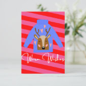 Douille couleur moche non photo carte de Noël (Debout devant)