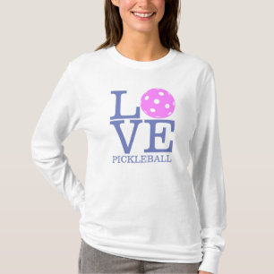 Douille de T-shirt de Pickleball des femmes longue