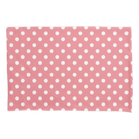 Douille rose de corail de couverture de taie (devant)
