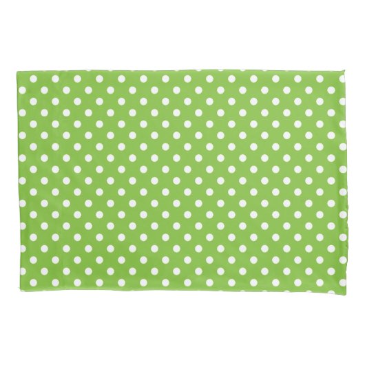 Douille vert pomme de couverture de taie (devant)