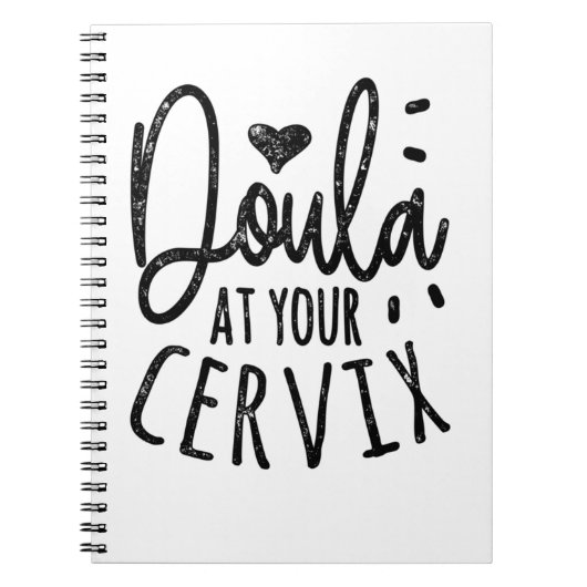 Doula bij je Cervix Notitieboek (Voorkant)