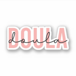 Doula, Birth Doula, verloskundige, Cute Doula Gift Sticker