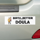 Doula-bumpersticker Bumpersticker (Op auto)