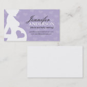 Doula, cartes de visite de bâti de sage-femme et (Devant / Derrière)