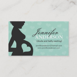 Doula, cartes de visite de bâti de sage-femme et