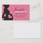 Doula, cartes de visite de bâti de sage-femme et (Devant / Derrière)