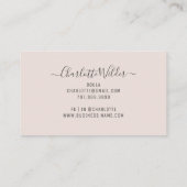 Doula Floral Stethoscope Visitekaartje (Achterkant)