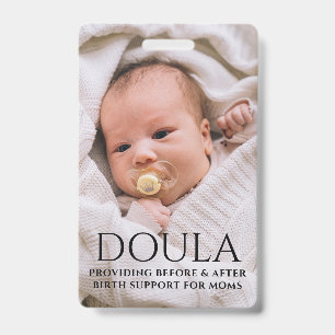 Doula Foto Geboorteondersteuning Naam Badge