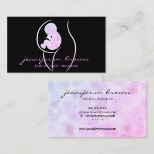 Doula geboorte coach ondersteuning visitekaartje