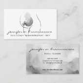 Doula Geboorte Grijs Zwanger Baby Pasgeborene Visitekaartje (Voorkant / Achterkant)