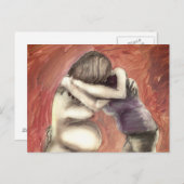 Doula hug briefkaart (Voorkant / Achterkant)