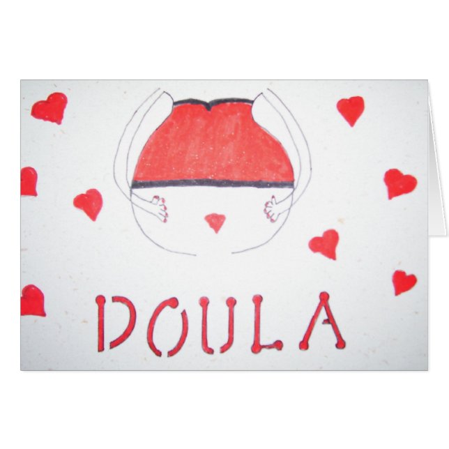 Doula-kaart (Voorkant Horizontaal)