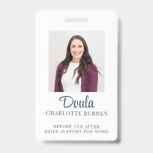 Doula Midechtgenote Birth Coach Waterverf Rainbow Badge