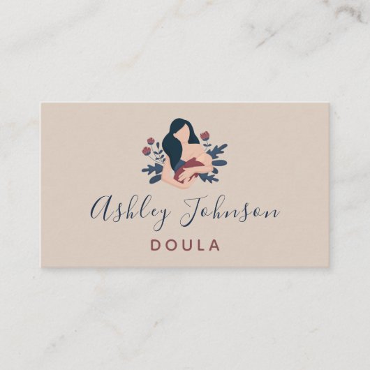 Doula Midechtgenote Birthing Coach Elegant Bohemia Visitekaartje (Voorkant)