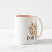 Doula motivation citation merci cadeau Mug (Devant droit)