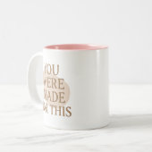 Doula motivation citation merci cadeau Mug (Devant gauche)