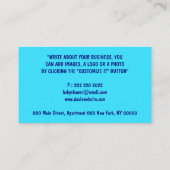 Doula New Baby Sleeping op de cloud Visitekaartje (Achterkant)