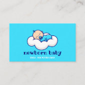 Doula New Baby Sleeping op de cloud Visitekaartje (Voorkant)