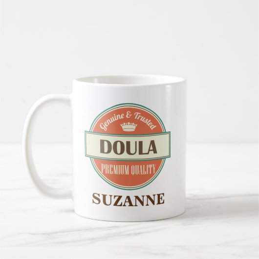 Doula Personalized Kantoor Mok Gift (Links)