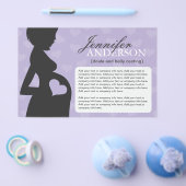 Doula, verloskundige, buik giet flyer (Enkel)