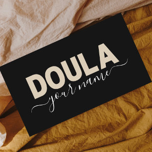 Doula Verloskundige Neutraal Beige Pastel Bruin Mi Visitekaartje