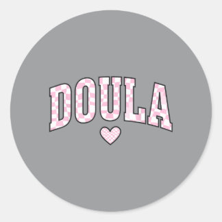 Doula Verpleegkundige Team Pediatrische Rn Verplee Ronde Sticker