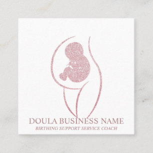 Doula Zwangerschap Nurse Newly Mam Birth Coach Bab Vierkante Visitekaartje