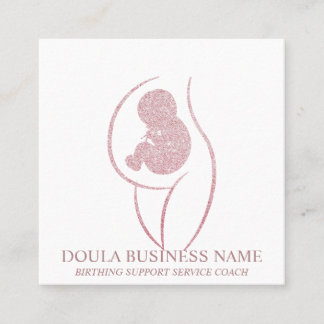Doula Zwangerschap Nurse Newly Mam Birth Coach Bab Vierkante Visitekaartje