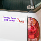 DoulasBigBalls1-Get Babied Bumpersticker (Op Truck)
