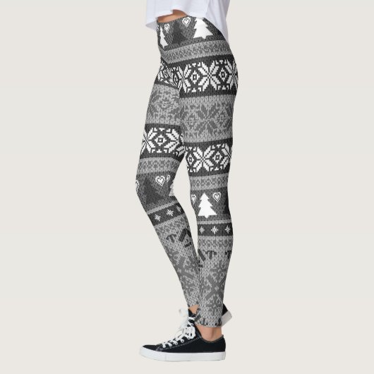 Douleur de Noël moche | Leggings Fair Isle (Gauche)