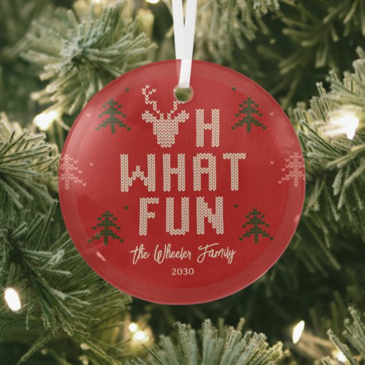 Douleur de Noël moche Ornement personnalisé (Insitu)