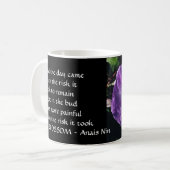 Douleur et risque - Anais Nin - tasse (Devant gauche)