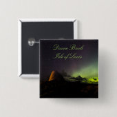 Doune Broch, île de Lewis et aurore badge (Devant & derrière)