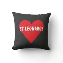 Douwe stad of St Leonards hart kussen