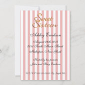 Doux 16 invitation satin rose (Dos)