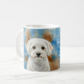Doux ami Poodle Haiku mug (Devant gauche)