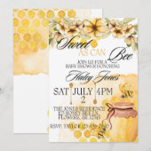 Doux comme peut être une abeille Invitation (Devant / Derrière)