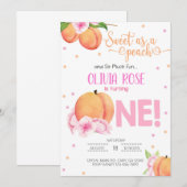 Doux comme une invitation d'anniversaire de fille  (Devant / Derrière)