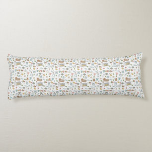 Doux Coussin Corporel de Motif de Nurserie de Bébé