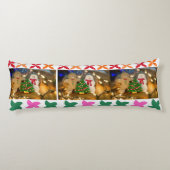 Doux Coussin de Corps de Noël en Pain d'Épice (Dos)
