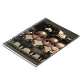 Doux, couverture en papier, carnet en spirale - Ba (Côté gauche)