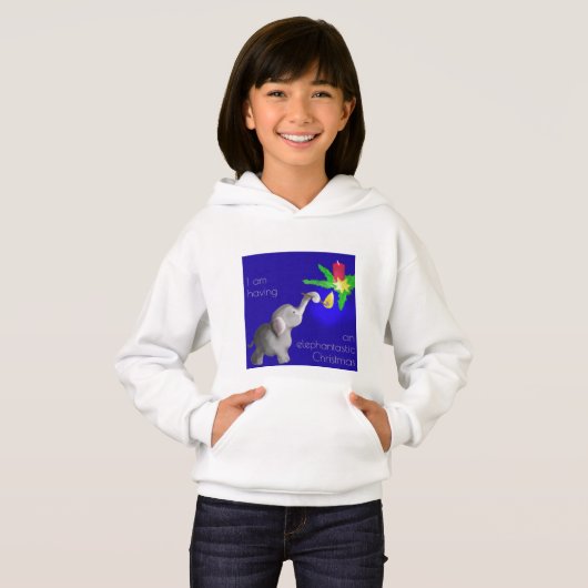 Doux de Noël Eléphant "laid" mignon (Devant entier)